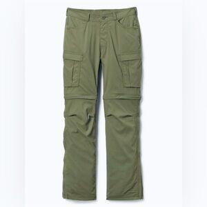 REI Co-op Convertible Shaded Olive Cargo Pants Men's Size 34X30